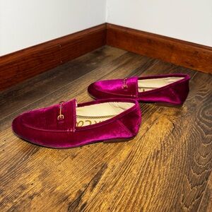 Sam Edelman Magenta Loafers (34)